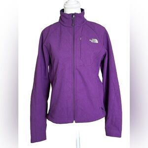 The North Face Women's Vibrant Purple Softshell Jacket